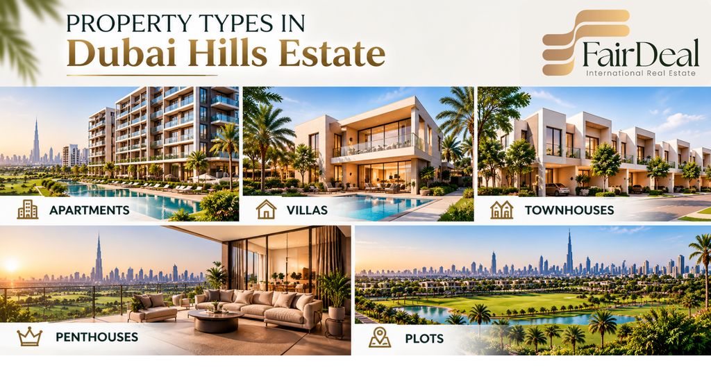 Dubai Hills Estate Property Types