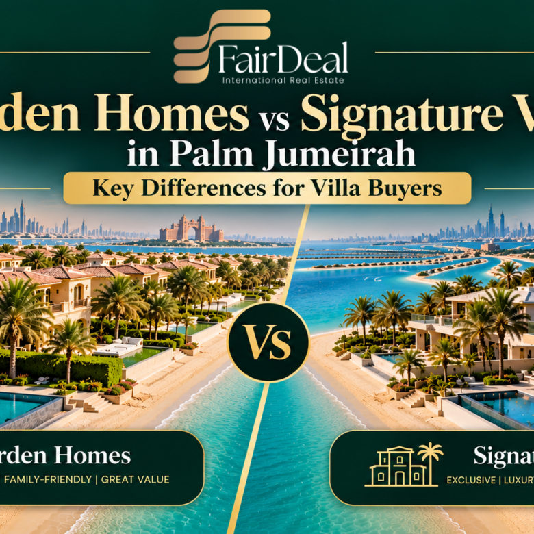 Garden Homes vs Signature Villas in Palm Jumeirah: Key Differences for Villa Buyers